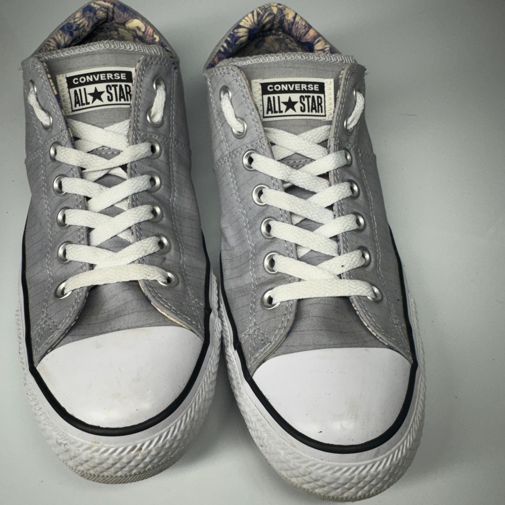 Converse All Star Chuck Taylor Gray Canvas Low‎ Top Sneakers Women's Madison 11